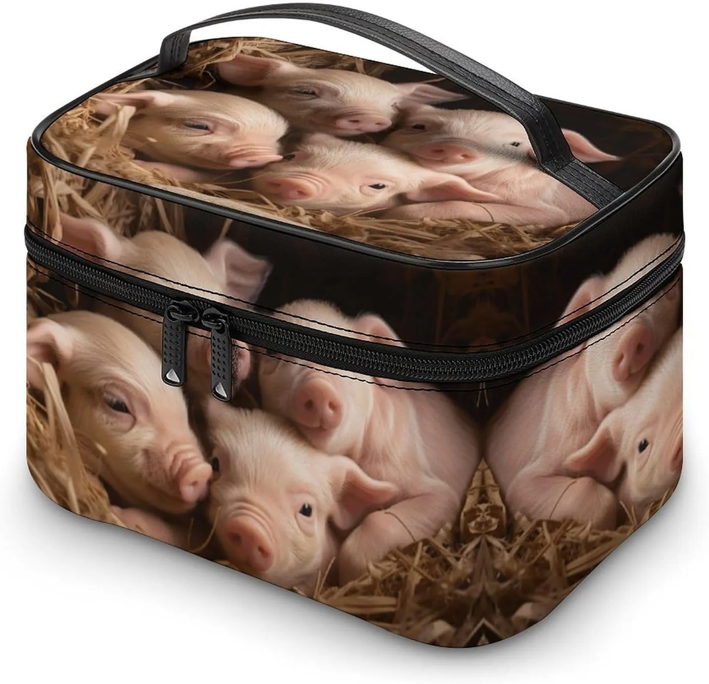 Travel Toiletry Bag for Women And Men,Four Little Pigs Toiletry Organizer, Makeup Bag Travel Organizer for Shampoo,Toiletries