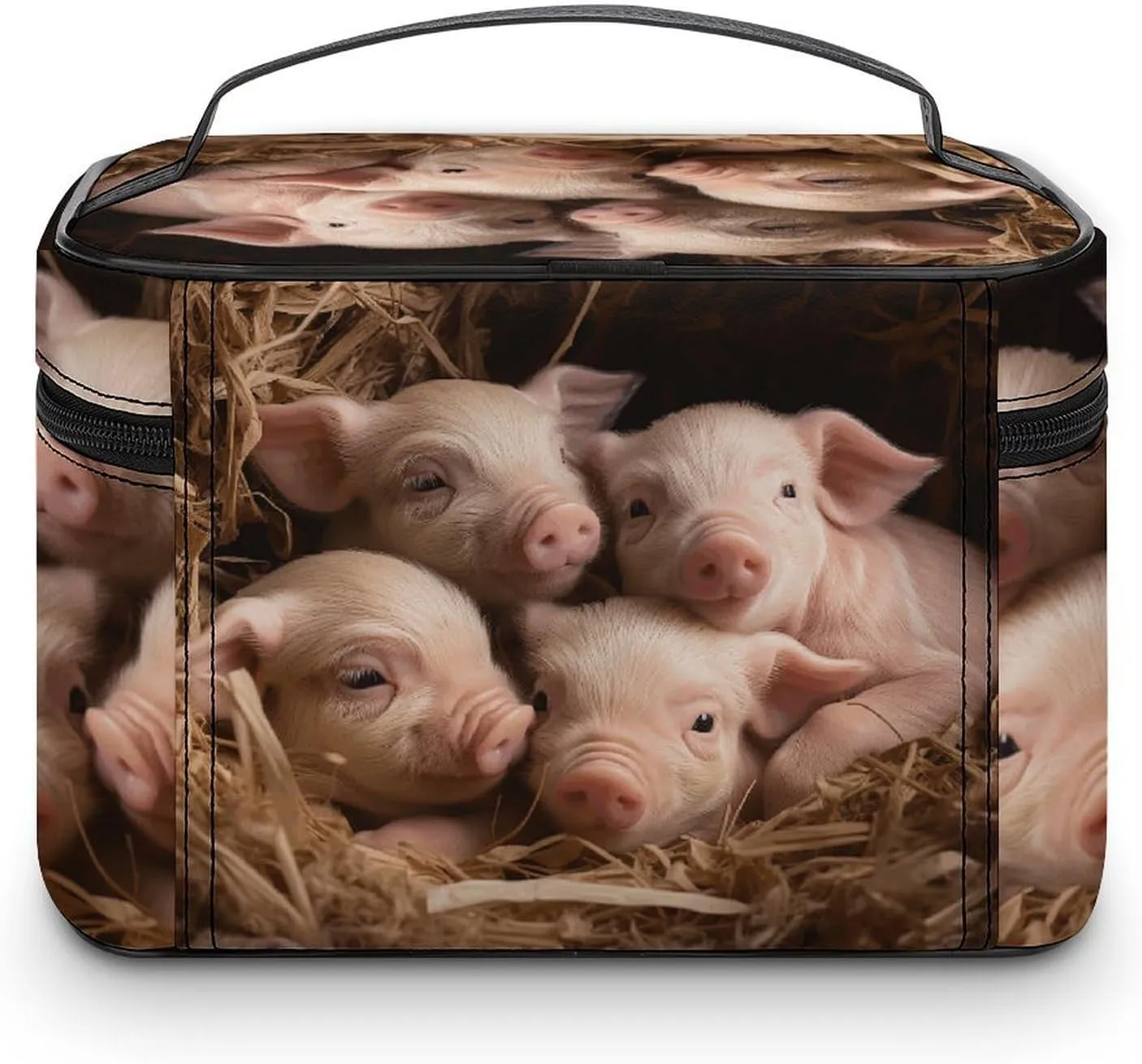 Travel Toiletry Bag for Women And Men,Four Little Pigs Toiletry Organizer, Makeup Bag Travel Organizer for Shampoo,Toiletries