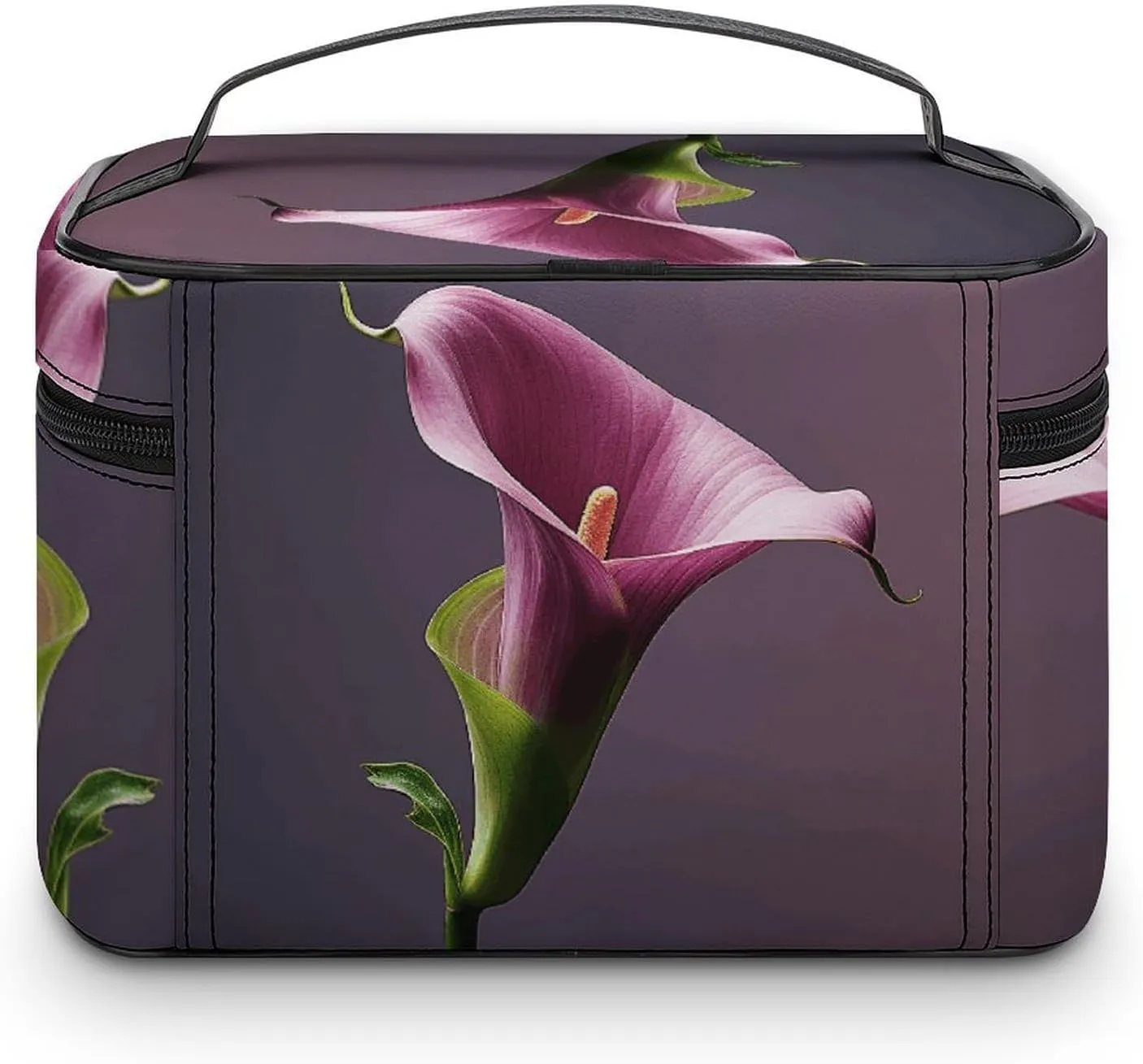 Travel Toiletry Bag for Women And Men,Purple Calla Lily Toiletry Organizer, Makeup Bag Travel Organizer for Shampoo,Toiletries