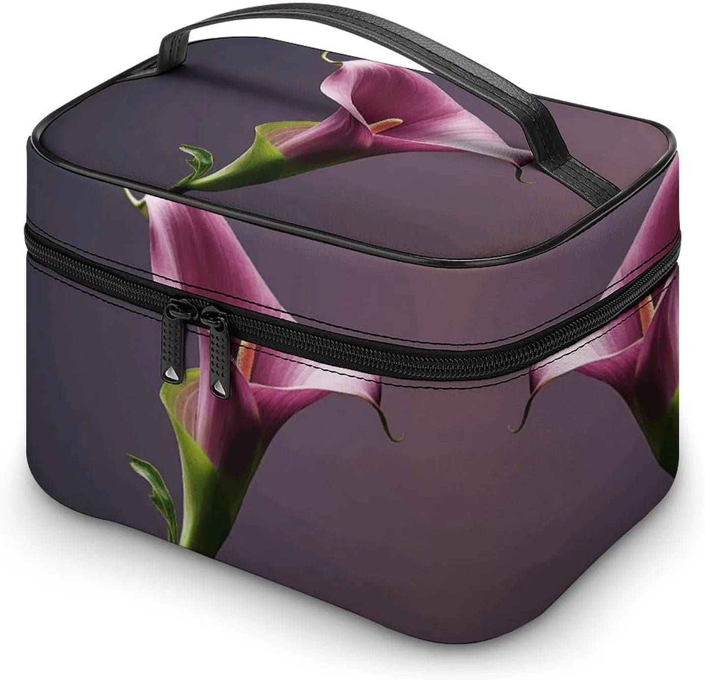 Travel Toiletry Bag for Women And Men,Purple Calla Lily Toiletry Organizer, Makeup Bag Travel Organizer for Shampoo,Toiletries