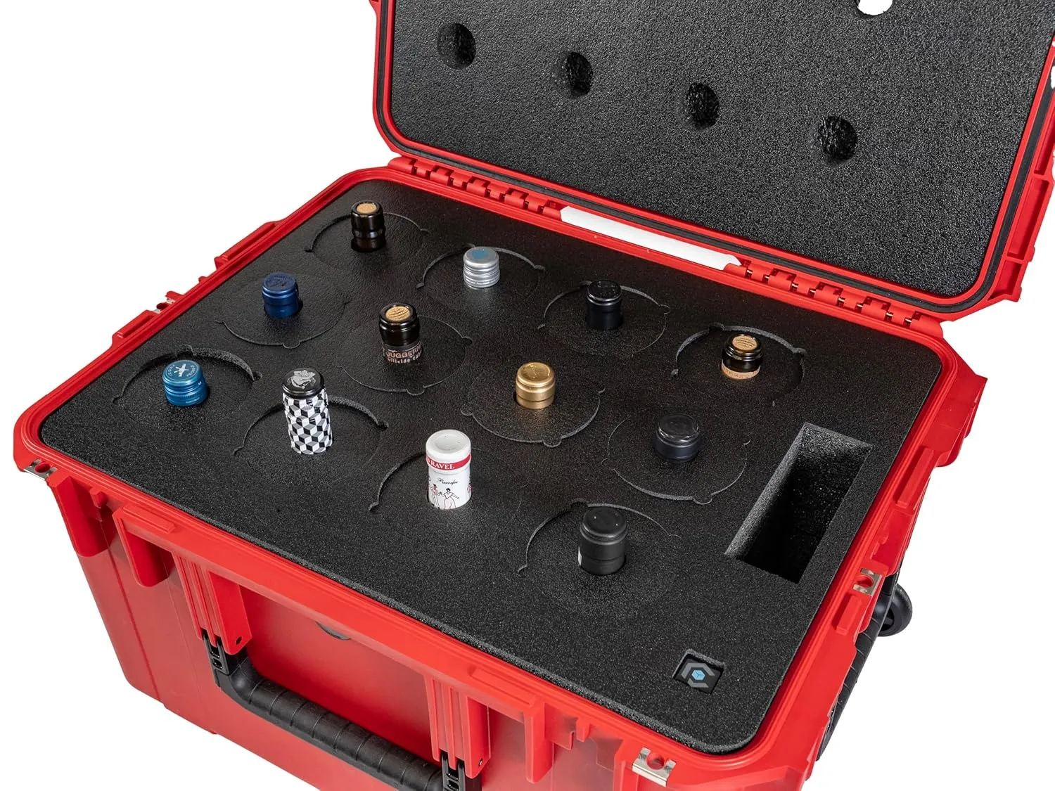 TSA-Approved Premium Wine Travel Case with Wheels - 12 Bottle Airplane Luggage with Foam Inserts for Airport Check-In, Limited Edition