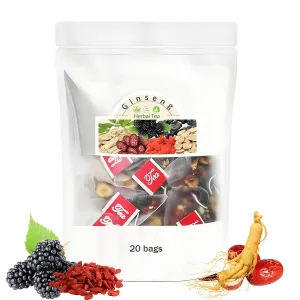 Turmeric Kidney Tea Formula Ginseng Eight Treasures Tea, Red Date Wolfberry Mulberry Infused, Kidney Cleansing Herbal-Tea Bags For Men Women (1)