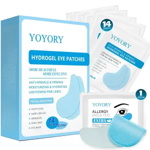 Under Eye Patches Masks - for Dark Circles,Puffy Eyes, Wrinkles, Eye Bags,Fine Lines,Treatment with Hyaluronic Acid and Collagen, Hydrating and Moisturizing (30 Pcs)