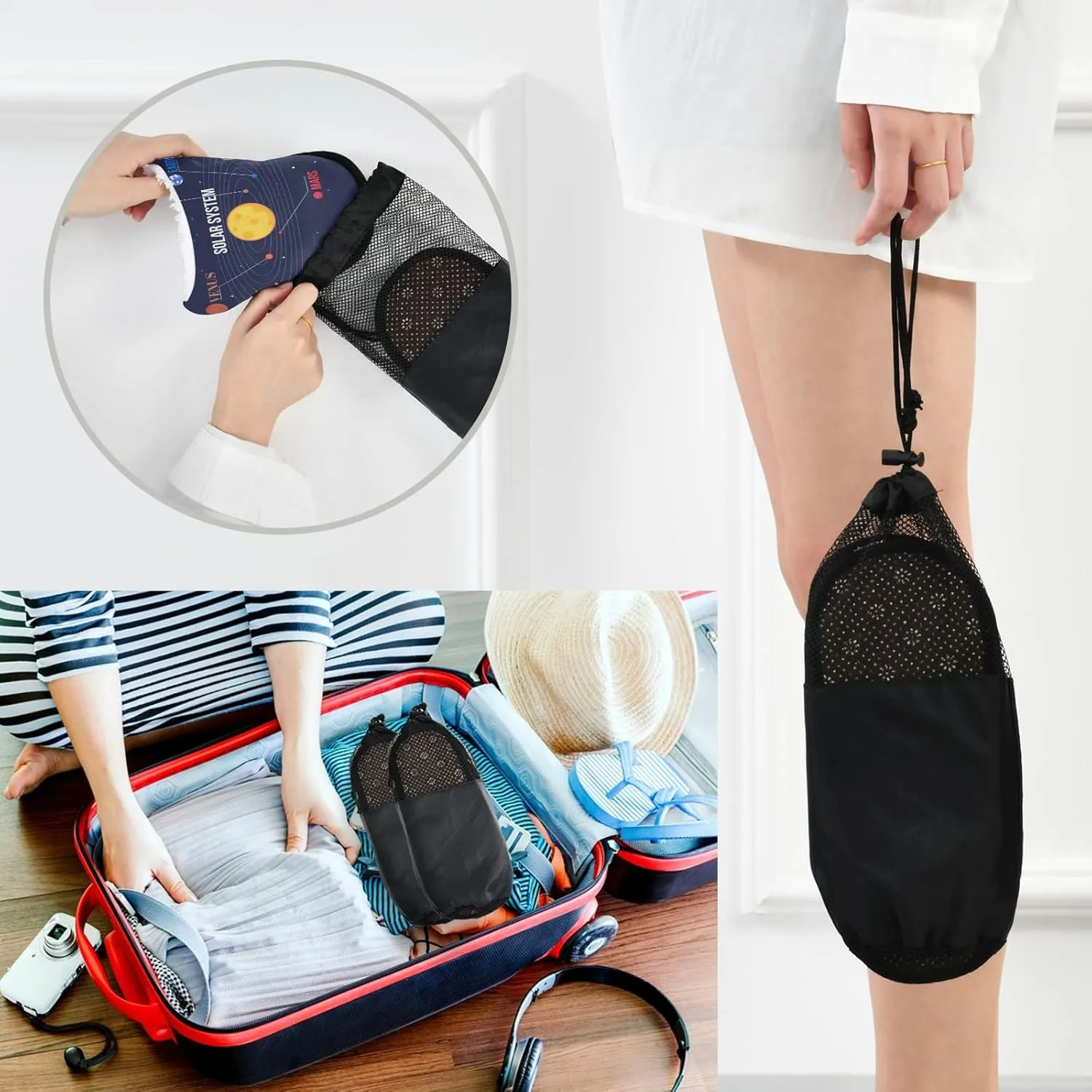 Unisex Slippers Fuzzy Feet Plush Cotton Slippers Anti-Slip Warm House Shoes M/L