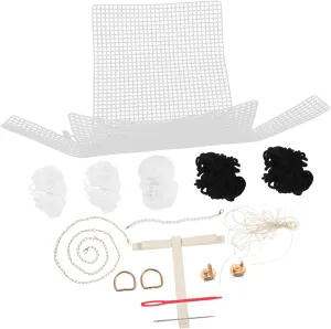 UTHCLO 1 Set DIY Crossbody Bag Craft Kit Complete Handmade Materials for Stylish Bag Making Safe Reliable Accessories Fun Easy to Use Present for Craft Lovers