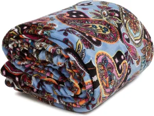 Vera Bradley Fleece Cozy Life Throw Blanket, Provence Paisley