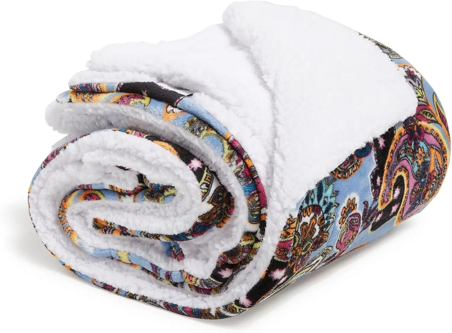 Vera Bradley Fleece Cozy Life Throw Blanket, Provence Paisley