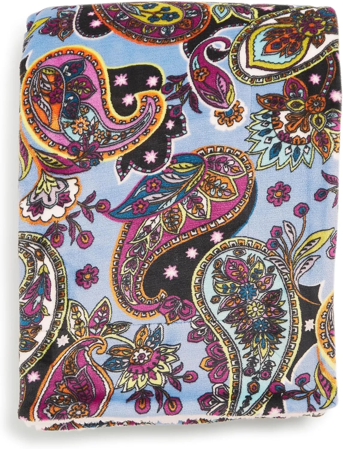 Vera Bradley Fleece Cozy Life Throw Blanket, Provence Paisley
