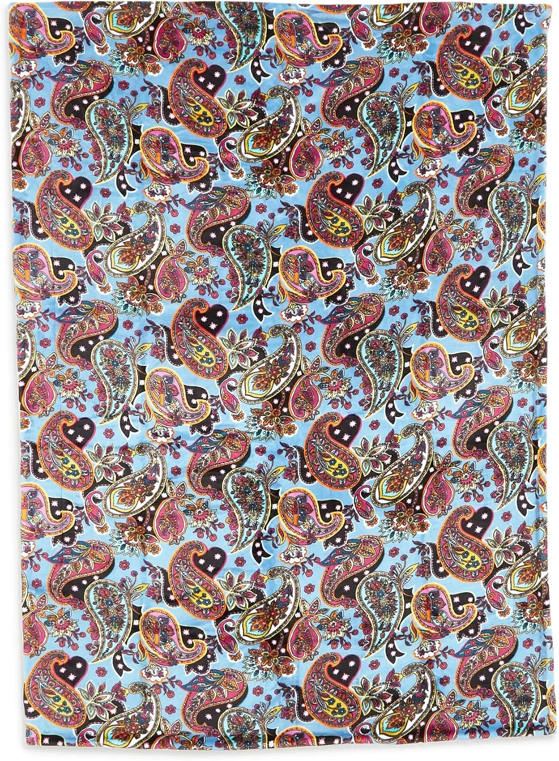 Vera Bradley Fleece Cozy Life Throw Blanket, Provence Paisley