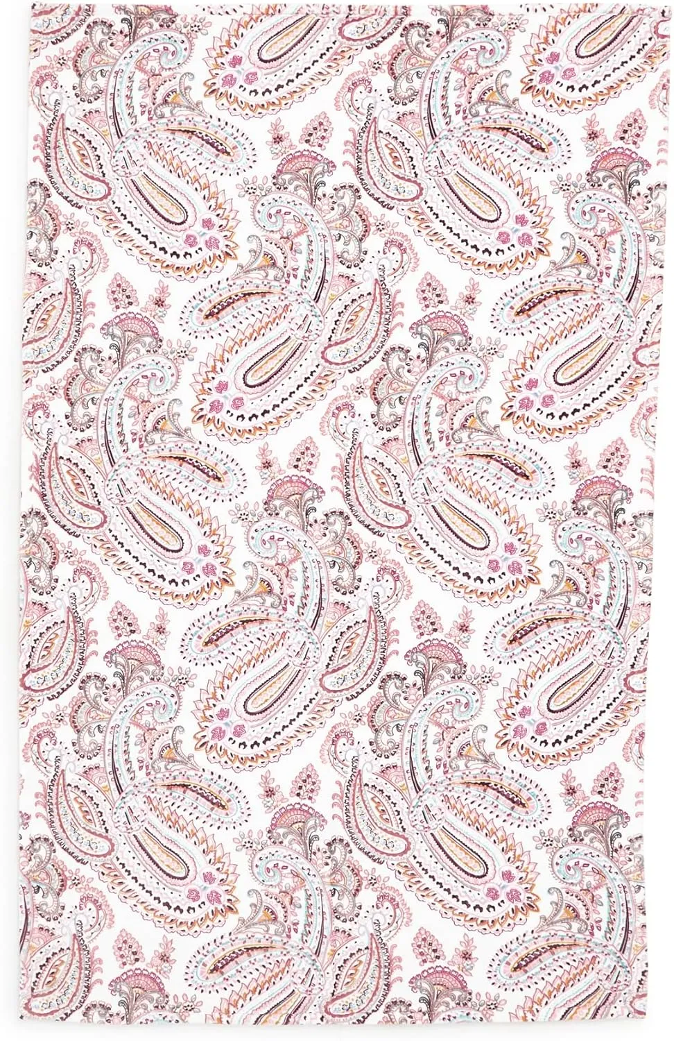 Vera Bradley Women's Oversized Fleece Plush Throw Blanket, Sand Paisley, Full/Queen
