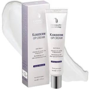 Vitamin K1 Oxiderm Cream Minimizing Appearance of Old and New Scars, Dark Eye Circles, Bruises, Varicose Veins, Purpura and Redness 1.01Oz