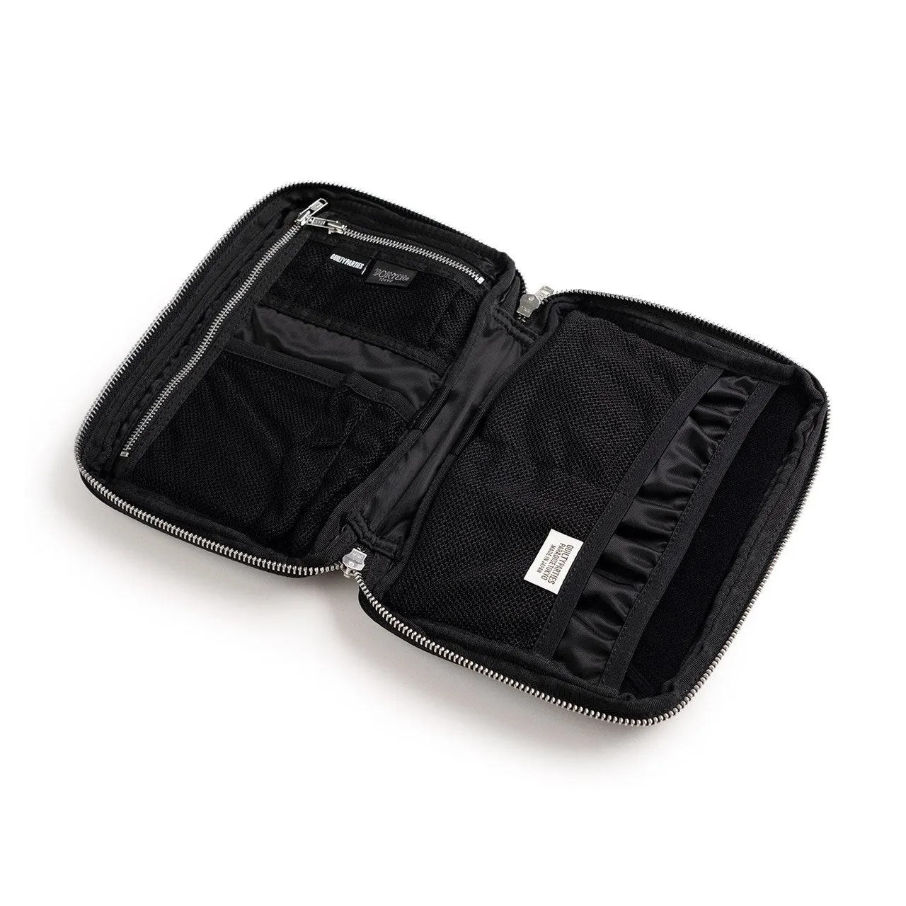 wacko maria x porter by yoshida travel pouch (black)