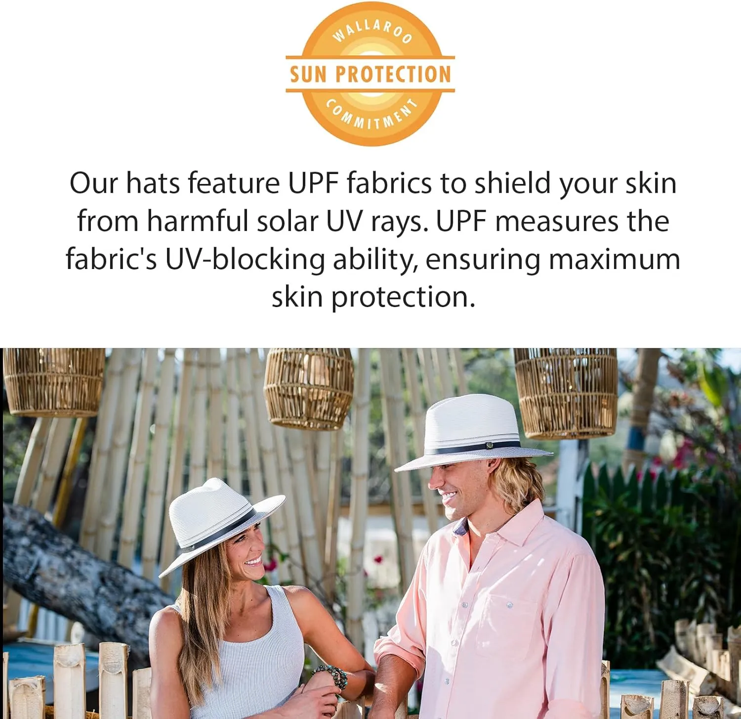 Wallaroo Hat Company Women’s Casual Traveler Sun Hat - UPF 50  Sun Protection, Wide Brim, Packable, Adjustable, Medium