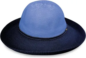 Wallaroo Women’s Victoria Two-Toned Sun Hat – UPF 50  Sun Protection, Wide Brim, Adjustable, Cotton Lining, Summer Holiday