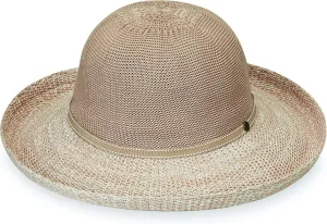 Wallaroo Women’s Victoria Two-Toned Sun Hat – UPF 50  Sun Protection, Wide Brim, Adjustable, Cotton Lining, Summer Holiday