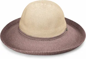 Wallaroo Women’s Victoria Two-Toned Sun Hat – UPF 50  Sun Protection, Wide Brim, Adjustable, Cotton Lining, Summer Holiday