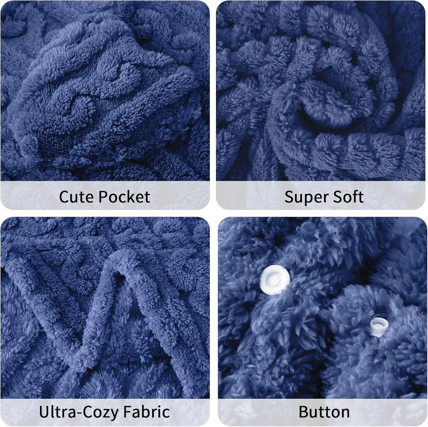 Wearable Blanket,Blanket Poncho for Adult,Soft Shawl TV Throw Blankets,Warm Present for Family and Friend