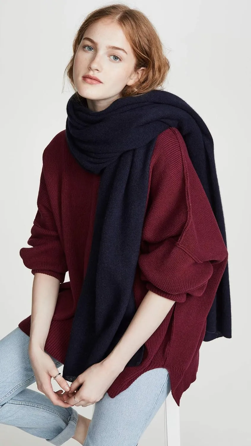 White   Warren Women's Cashmere Travel Wrap Scarf