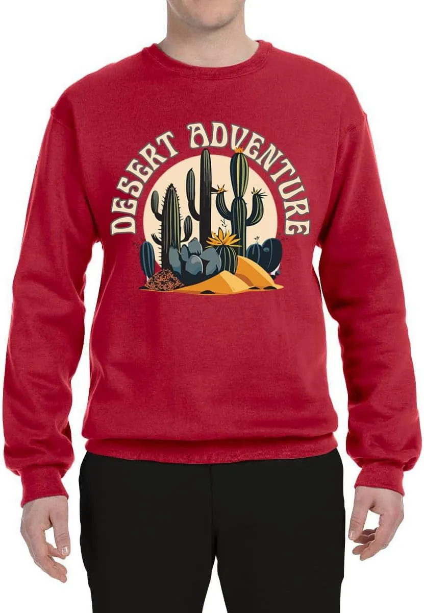 Wild Bobby Desert Appreciation Warm Weather Lover Nature Lover Unisex Crewneck Sweatshirt