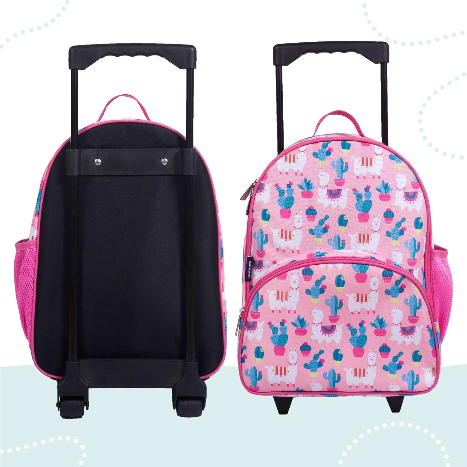 Wildkin Kids Rolling Luggage – Carry-On Size for School & Overnight Travel