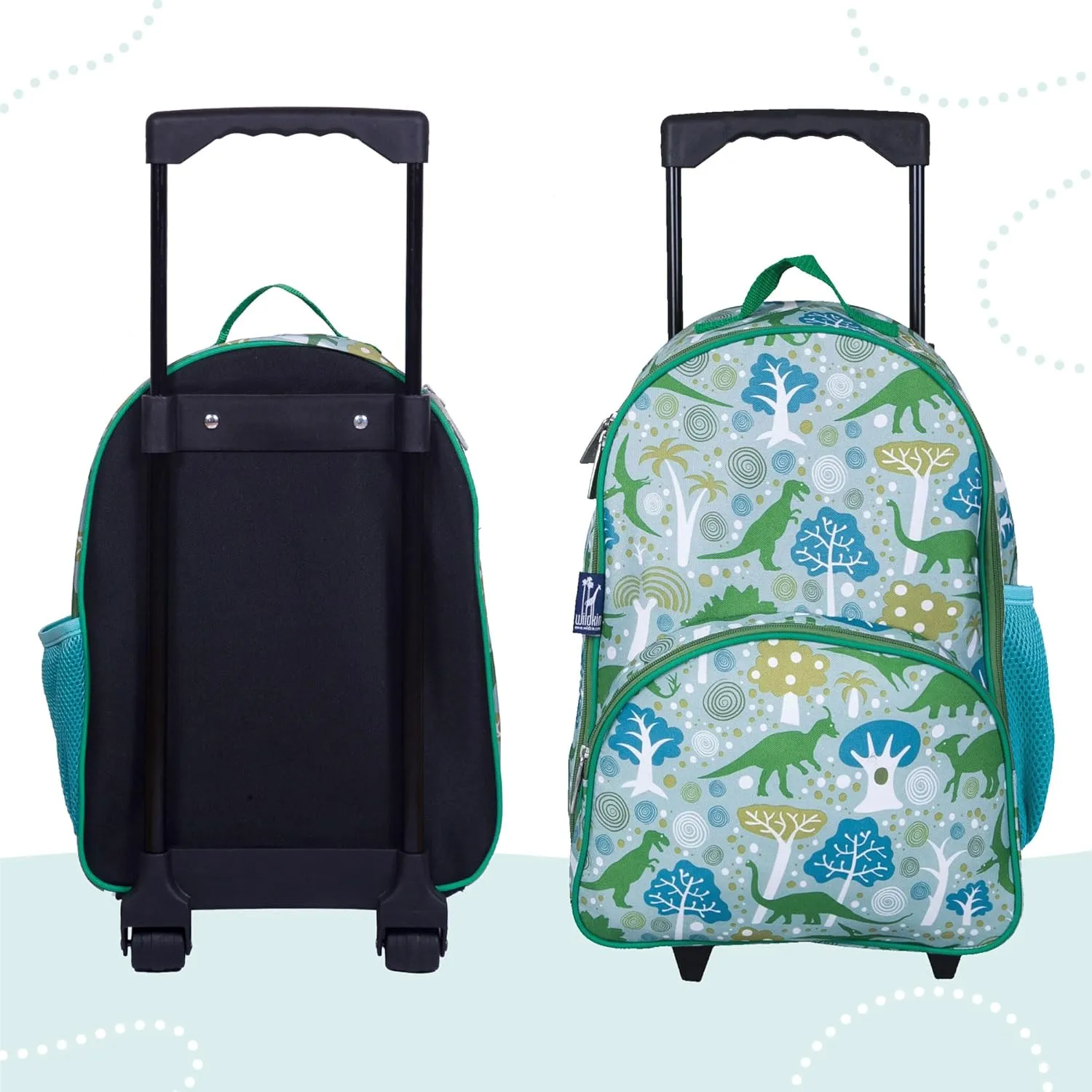 Wildkin Kids Rolling Luggage – Carry-On Size for School & Overnight Travel