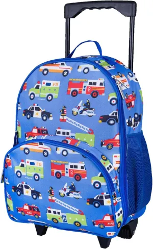 Wildkin Kids Rolling Luggage – Carry-On Size for School & Overnight Travel