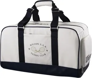 WILSON 1914 Heritage Tennis Racket Bags - Cream/Dark Navy
