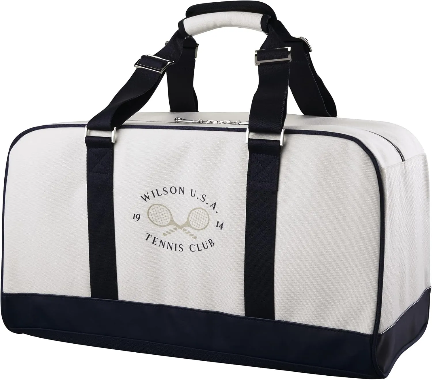 WILSON 1914 Heritage Tennis Racket Bags - Cream/Dark Navy