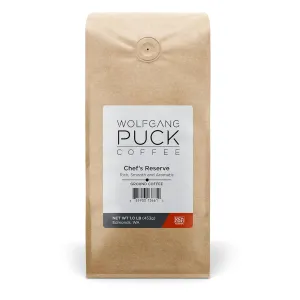 Wolfgang Puck Coffee, Chef's Reserve, Ground, 1 lb. bag (Pack of 1)