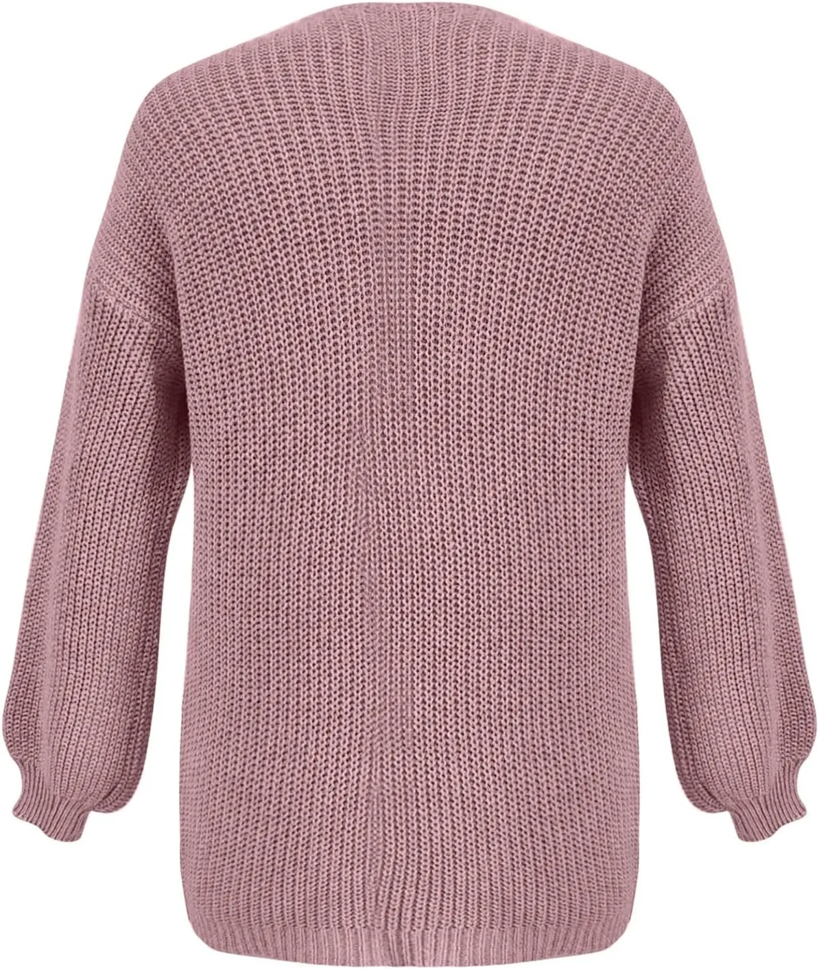 Women Fall Oversized Cardigan Sweater Cable Knit Chunky Warm Open Front Outerwear Solid Color Long Sleeve Trendy Coat