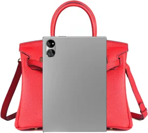 Women's Genuine Leather Top Handle Bag - Convertible Tote, Shoulder & Crossbody Purse for Work Travel, Multipurpose Handbag