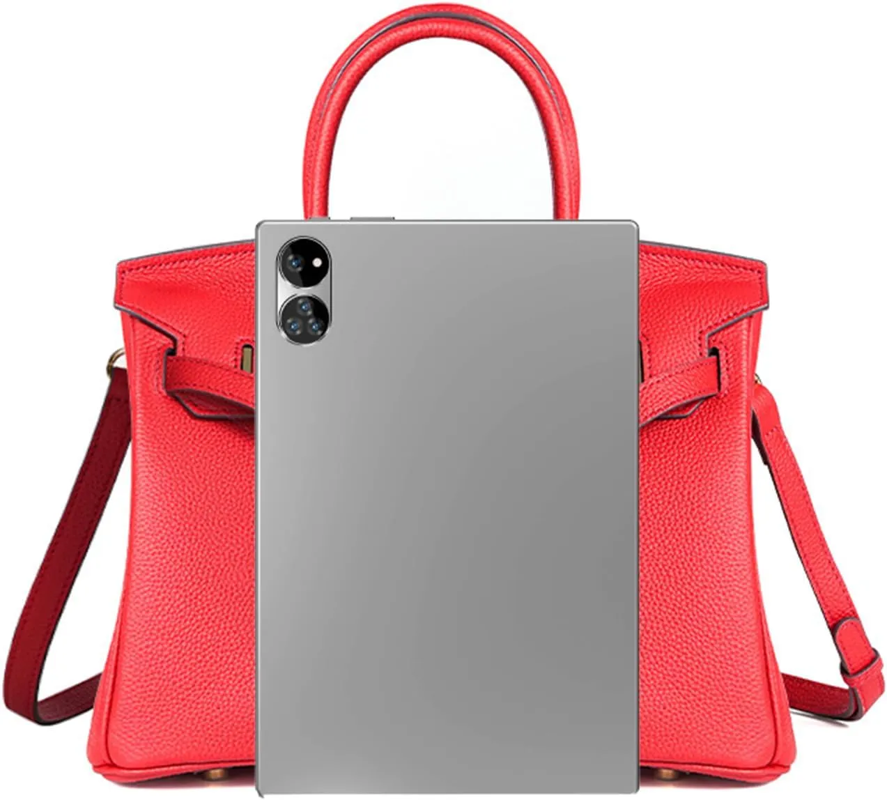 Women's Genuine Leather Top Handle Bag - Convertible Tote, Shoulder & Crossbody Purse for Work Travel, Multipurpose Handbag