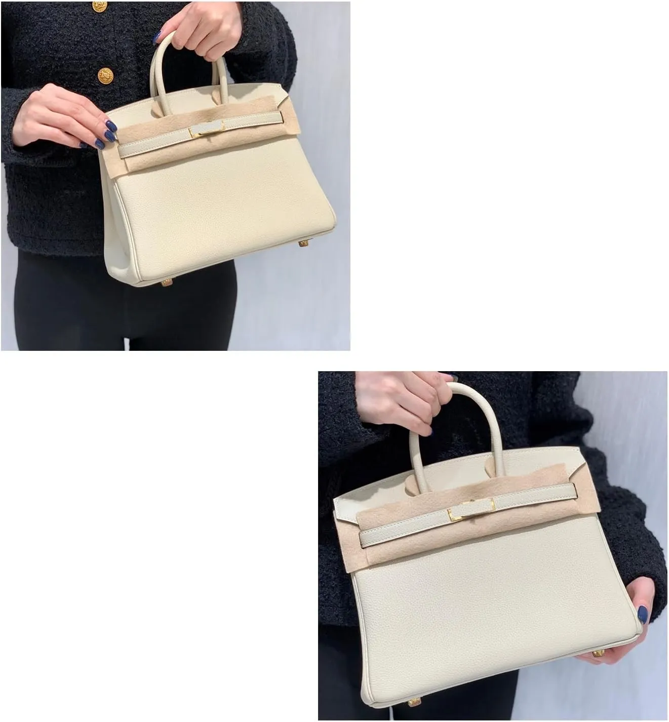 Women's Leather Handbag, Luxury Designer Tote Bag for Work & Travel, Fashion Shoulder Crossbody