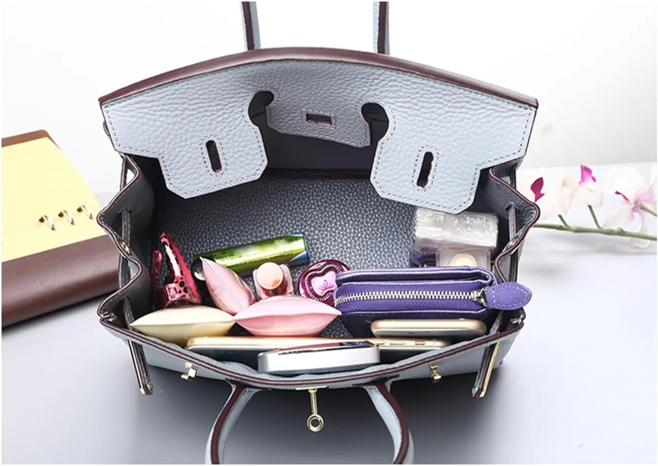 Women's Leather Handbag, Luxury Designer Tote Bag for Work & Travel, Fashion Shoulder Crossbody