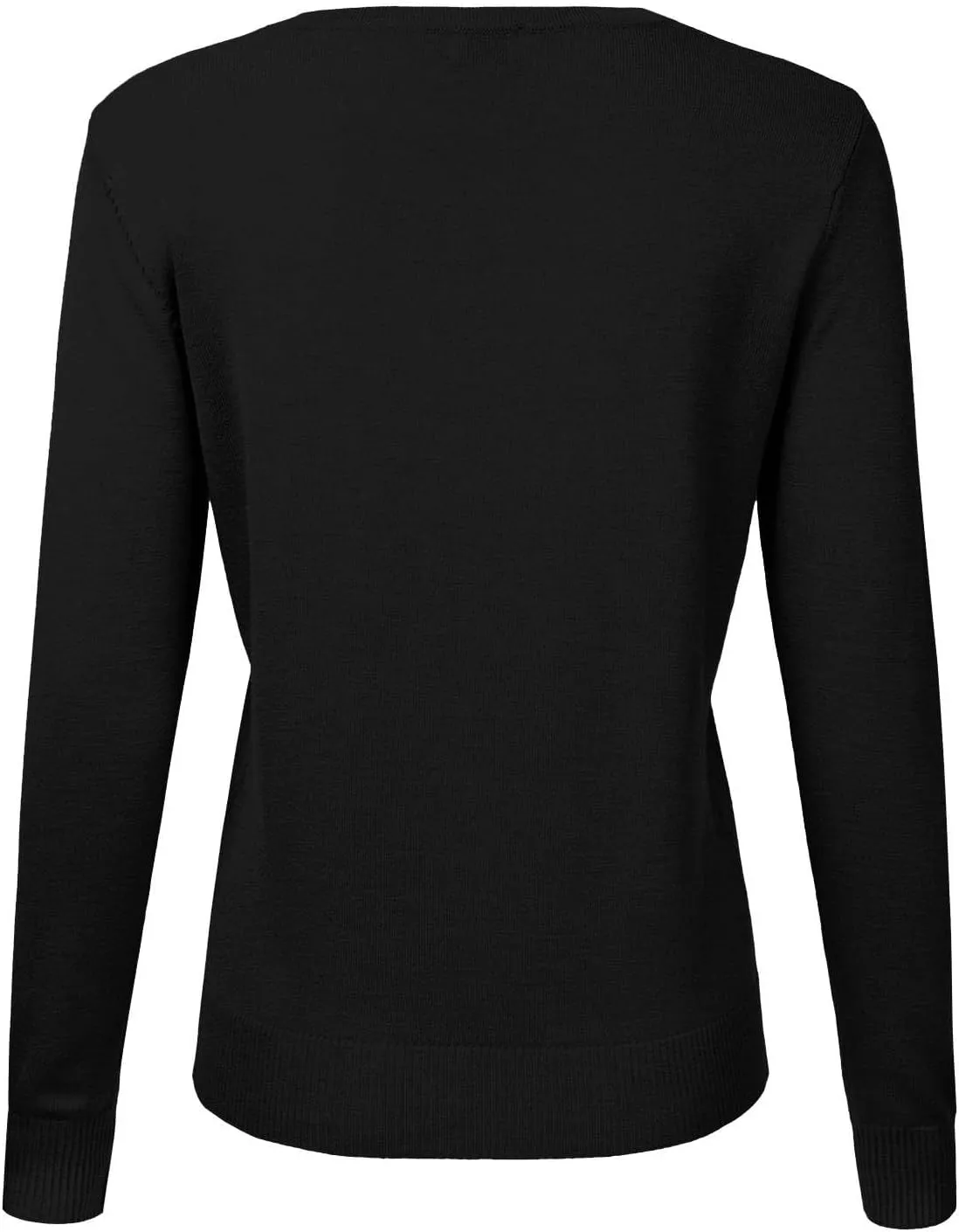 Womens Lightweight V-Neck Cardigan Sweater Trendy Business Casual Jackets Long Sleeve Button Down Lounge Sweater Tops