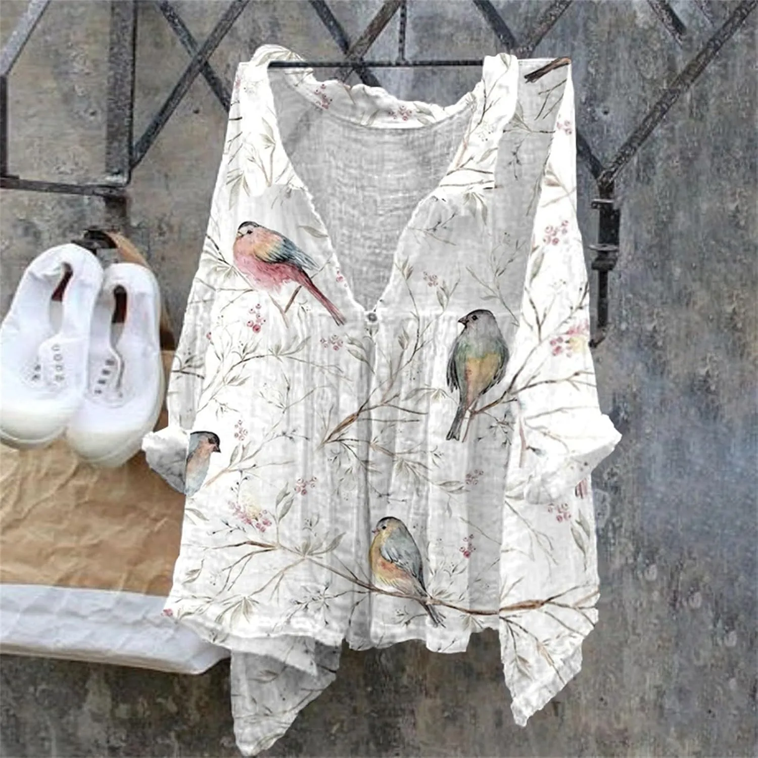 Women's Linen Shirts 2024 Linen Short Sleeved Shirt White Shirt Women Shirts for Women White Dress Shirt Shirts for