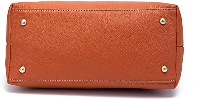 Women's Pebble Shoulder Bag-PG190 Brown