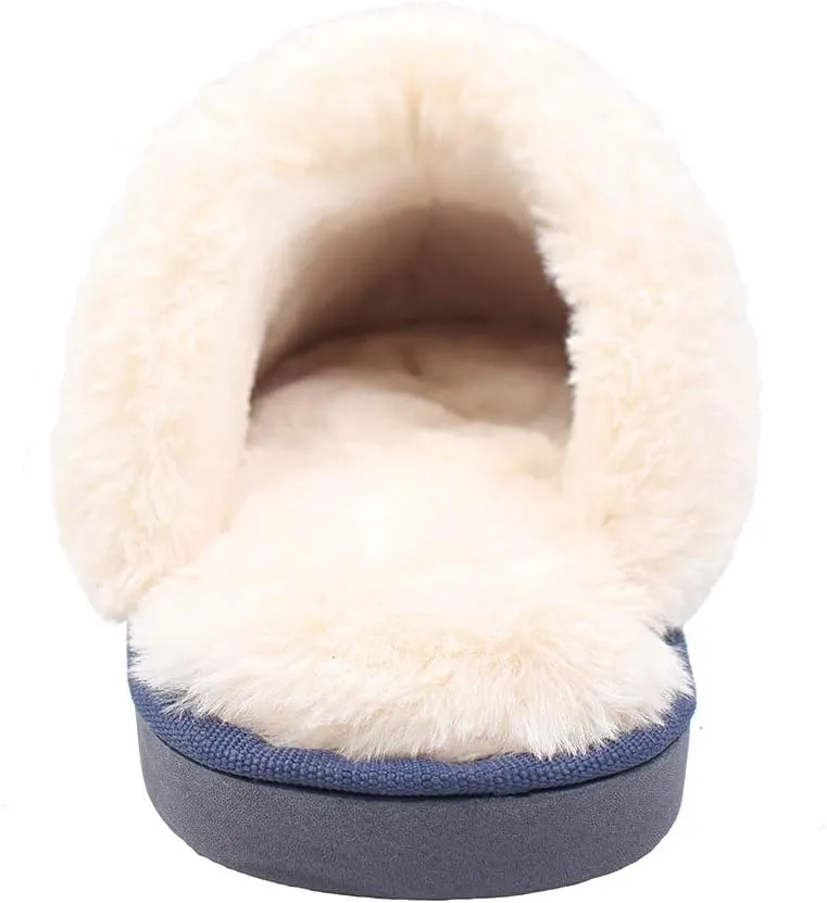 Womens Slippers Soft Plush Warm House Shoes Anti-Slip Fluffy Fur Indoor/Outdoor Slippers