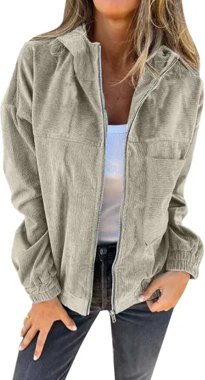 Women's Zip up Cardigan Sweaters 2024 Winter Fashion Warm Sweater with Pockets Casual Cozy Long Sleeve Outwear Coats