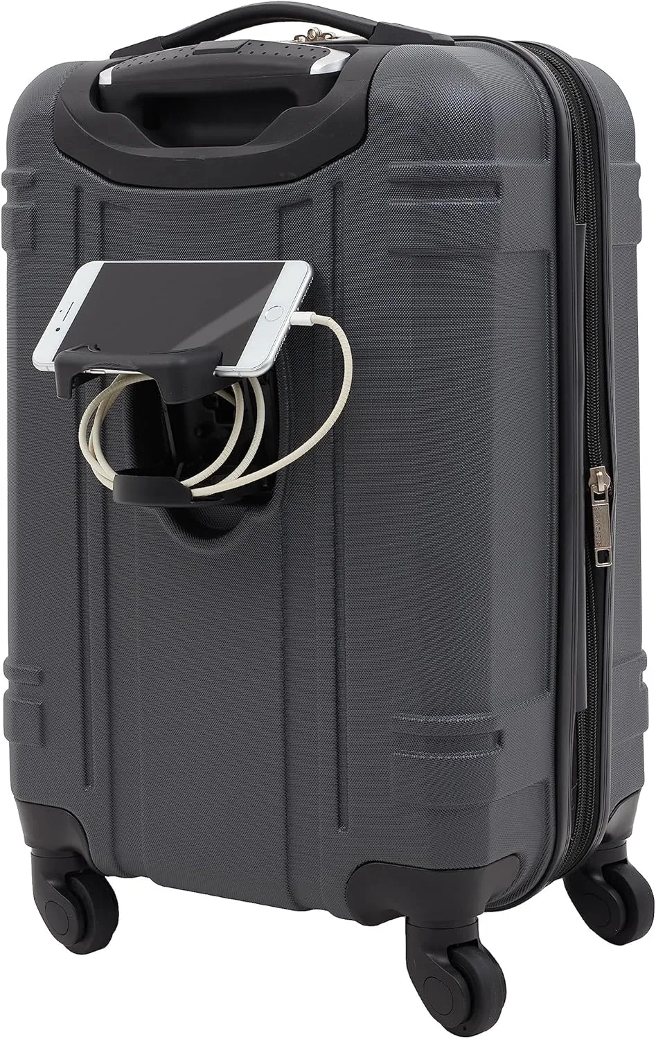 Wrangler Astral Hardside Luggage, Dark Shadow, 20-Inch Carry-On