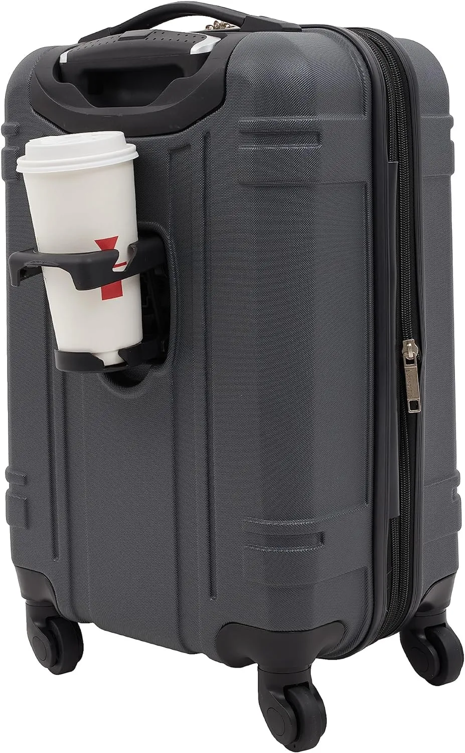 Wrangler Astral Hardside Luggage, Dark Shadow, 20-Inch Carry-On