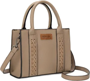 Wrangler Mini Crossbody Purse for Women Cute Small Tote Bag Shoulder Handbag Ladies Top Handle Satchel with Adjustable Strap
