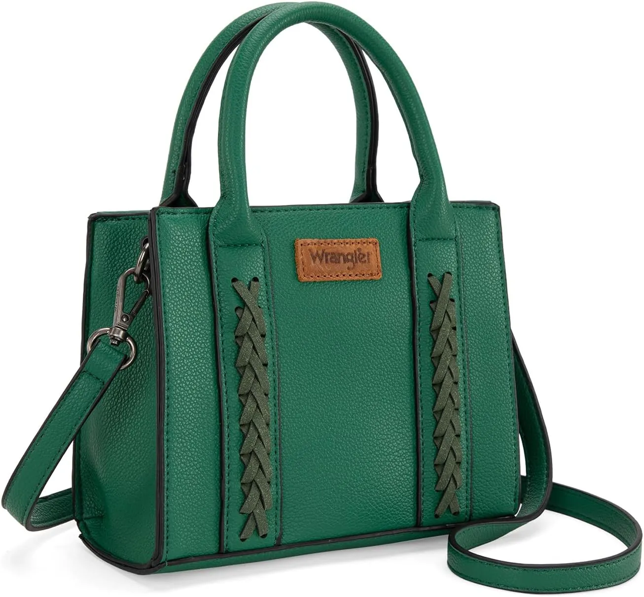 Wrangler Mini Crossbody Purse for Women Cute Small Tote Bag Shoulder Handbag Ladies Top Handle Satchel with Adjustable Strap