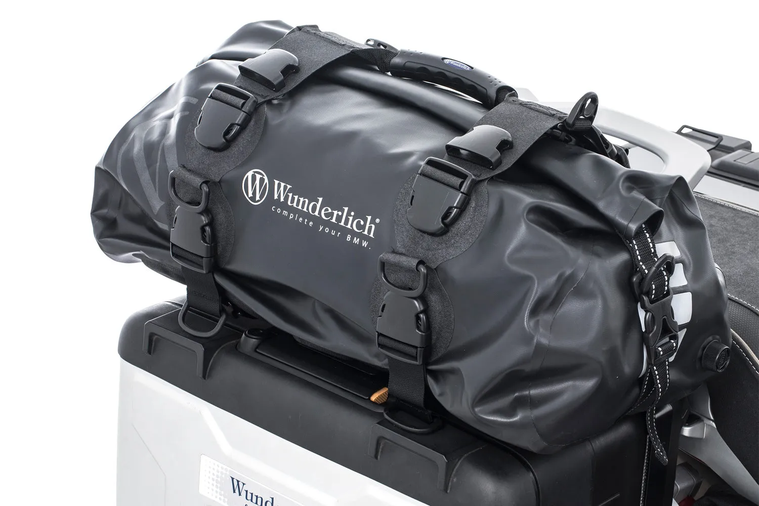 Wunderlich Luggage rails for original Vario case R 1200 GS to 2012 – Set – black