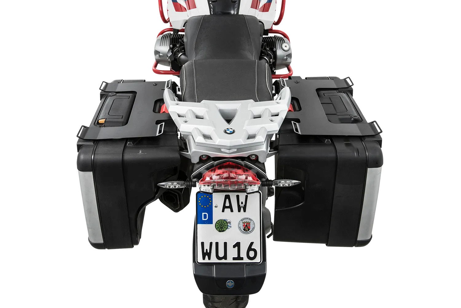 Wunderlich Luggage rails for original Vario case R 1200 GS to 2012 – Set – black
