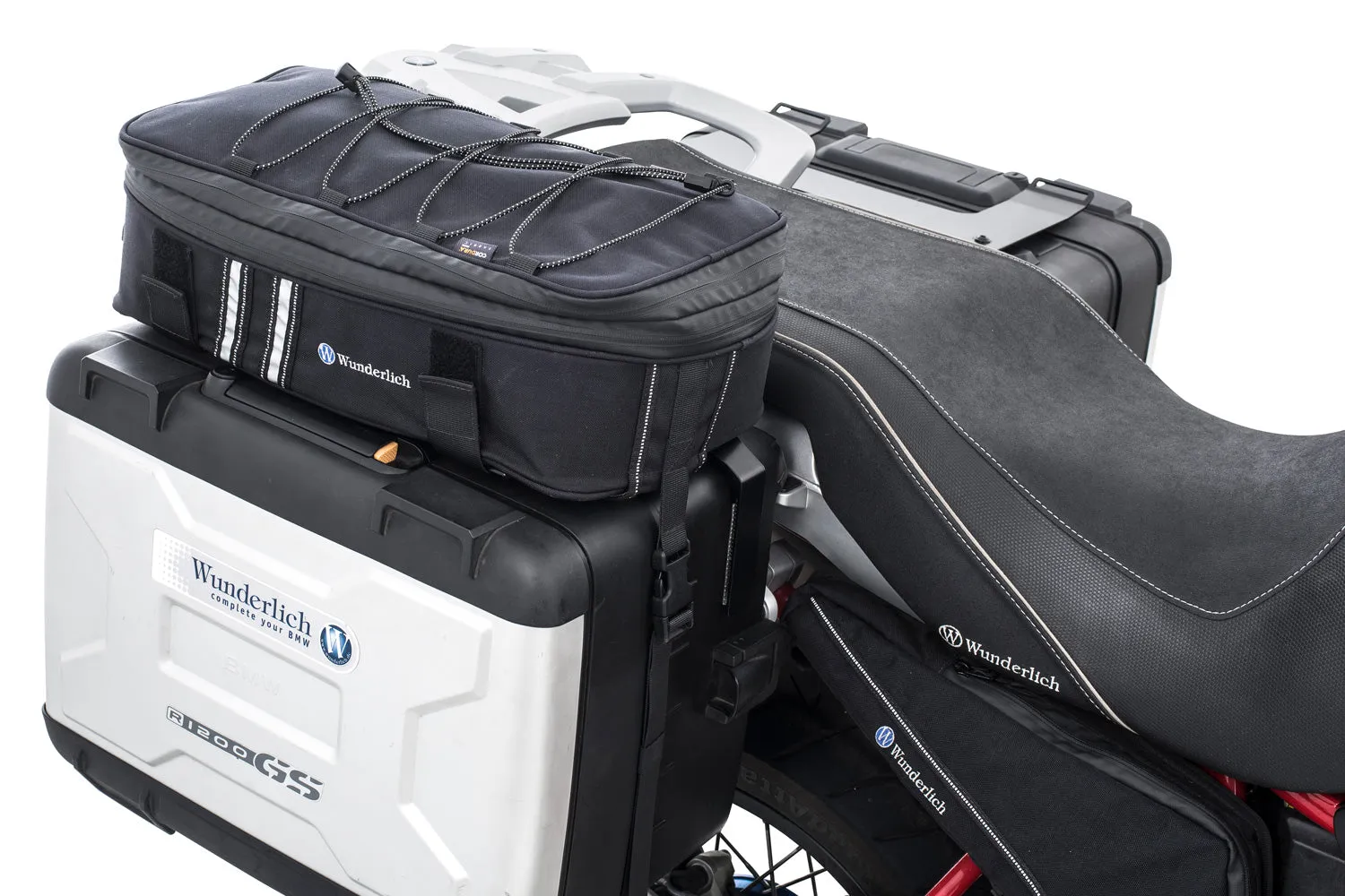 Wunderlich Luggage rails for original Vario case R 1200 GS to 2012 – Set – black