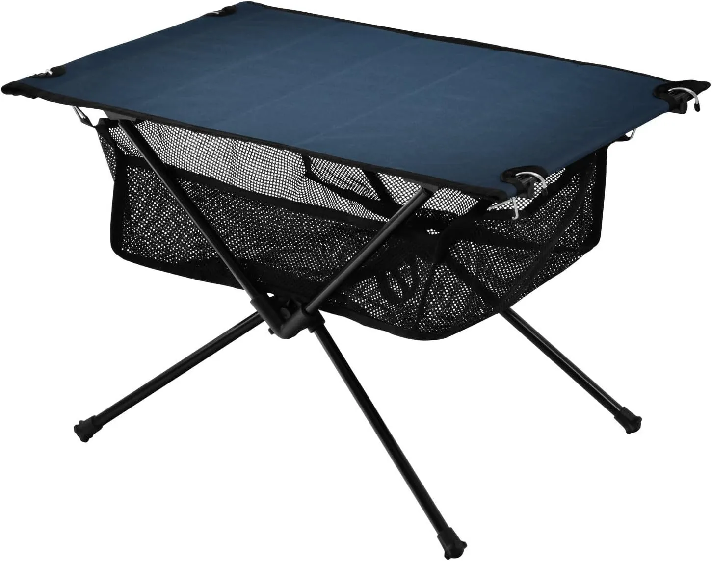 xigua Dark Blue Solid Folding Camping Table,Portable Camp Table with Carry Bag Beach Table Folding Table for Picnic, Camp,Party,Travel47