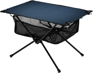 xigua Dark Blue Solid Folding Camping Table,Portable Camp Table with Carry Bag Beach Table Folding Table for Picnic, Camp,Party,Travel47