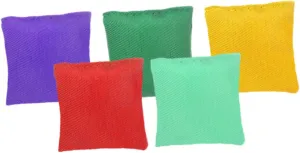 YARNOW 5pcs Double Layer Bean Bags for Toss Game Non Leaking Design for Backyard Fun Sports Events and Outdoor Gatherings