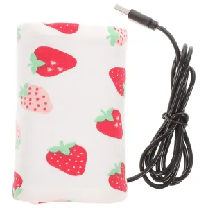 YARNOW Portable Travel Bottle Warmer for Breastmilk Charging Insulated Milk Bottle Warming Bag for Convenient for Warm Milk Anywhere